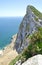 Aerial View atop Rock of Gibraltar, British Overseas Territory on Iberian Peninsula.