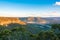 Aerial view of Australian countryside landscape