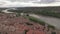 Aerial view of Avignon and the Popes Palace, France
