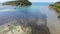 Aerial view of Ba Lua archipelago another name is Binh Tri island in Kien Luong, Kien Giang province, Vietnam