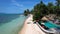 Aerial view of Baan Tai Beach in the north of Koh Samui island, Thailand