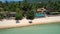 Aerial view of Baan Tai Beach in the north of Koh Samui island, Thailand