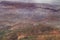 Aerial view of the Badlands in the Gorafe Desert.