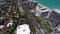 Aerial view of Bal Harbour Florida