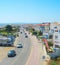 Aerial view Baleal road, Portugal