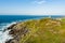 Aerial view of Banba\\\'s Crown, iconic gem of Malin Head, Ireland\\\'s northernmost point, famous Wild Atlantic Way