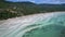 Aerial view of Bang Makham Beach in koh Samui, Thailand