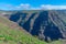 Aerial view of Barranco de Arure at La Gomera, Canary Islands, Spain