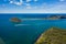 Aerial view of Barrenjoey Head and Palm Beach