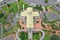 Aerial view of the Basilica of the Divine Eternal Father, Trindade, Brazil