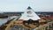 Aerial view of the Bass Pro Shop pyramid in Memphis, Tennessee, United States