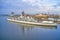 Aerial View of Battleship New Jersey