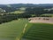 Aerial view of the Bavarian Forest near Falkenstein, Germany