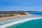 Aerial view of a beach at Anglesea in Australia