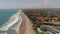 Aerial view beach, Bali, Kuta.