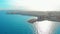 Aerial view of beach and coast, Costa blanca coast,