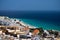 Aerial view on the beach Morro Jable, Fuerteventura