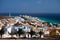 Aerial view on the beach Morro Jable, Fuerteventura