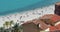 Aerial View Of The Beach From The Old Town Of Menton