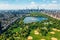 Aerial view of the beautiful Central Park in New York, USA