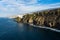 Aerial view of the beautiful cliffs of Playa Castro, Tenerife