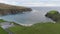 Aerial view of the beautiful coast at Malin Beg in County Donegal, Ireland