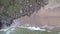 Aerial view of the beautiful coast at Malin Beg in County Donegal, Ireland