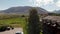 Aerial view of beautiful countryside in Jackson Hole