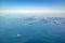 Aerial view of the beautiful Geoje Island