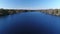 Aerial View of a Beautiful Lake