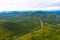 Aerial view from beautiful landscape, Mpumalanga Province near Drakensberg mountains, South Africa