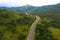 Aerial view from beautiful landscape, Mpumalanga Province near Drakensberg mountains, South Africa