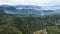 Aerial view of a beautiful landscape view of Harau Valley with mountains valley and grass view, Beautiful Minangkabau. West