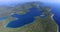 Aerial view of beautiful Mljet Island, also called Green Island, Croatia
