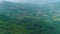 Aerial view of beautiful mountains landscape in Chiang Rai area