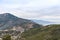 aerial view of beautiful mountains on seashore, Fort de la