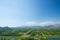 Aerial view of beautiful Neretva valley in southern Croatia.