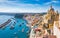 Aerial view of beautiful Procida Island, Italy