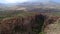 Aerial View of beautiful road passing through canyon in Armenia