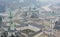 Aerial view of beautiful salzburg castle and river