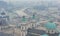 Aerial view of beautiful salzburg castle and river in Austria