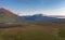 Aerial View of Beinn Spionnaidh at Sunset in Scotland