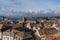 Aerial view of Belfort Cityscape from Belfort Castle