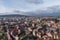 Aerial view of Belfort Cityscape from Belfort Castle