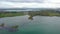 Aerial view of Bellaganny by Ardara - County Donegal, Ireland