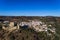 Aerial view of the Belver Castle Castelo de Belver and village in Portugal