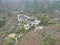 Aerial view of beomeosa buddhist temple, Busan , South Korea, Asia