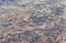 Aerial view of the Beqaa Valley, Lebanon