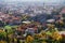 Aerial view of Bergamo, Italy, Europe