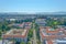 Aerial View of Berkeley University Campus and San Francisco Bay